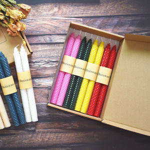 Candele profumate fatte a mano della <span class=keywords><strong>cera</strong></span> d'<span class=keywords><strong>api</strong></span> della chiesa affusolata <span class=keywords><strong>cera</strong></span> d'<span class=keywords><strong>api</strong></span> naturale con stoppino di cotone - Product Image 1