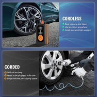 Nouvel Arrivage 2024 Compresseur d'Air Portable Mini Gonfleur de Pneus Pompe à Air pour Pneus de Voiture Vélo et Moto Pompe à Vide Électrique