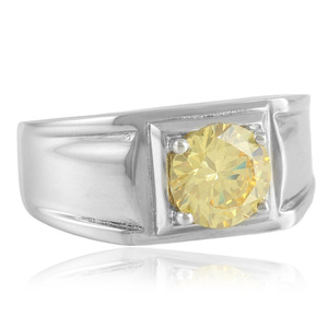 Women's Topaz Ring Claw Setting Geometric Design Everyday Wear Jewelry 210172 - Product Image 5