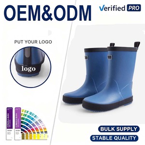 Children Girls Unisex Wholesale <strong>Cheap</strong> Light Weight Knee-High Rubber <strong>Wellington</strong> Rain <strong>Boots</strong> for Kids - Product Image 1