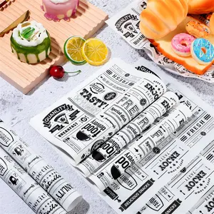 Factory Price Eco-Friendlywet Waxed Deli Paper Custom Wax Paper Food Paper Wax