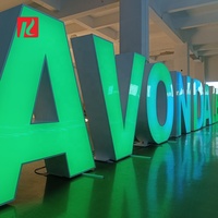 Lettres géantes 3D personnalisées Kexian Factory pour parc urbain, enseigne lumineuse autoportante géante en forme de lettres de l'alphabet