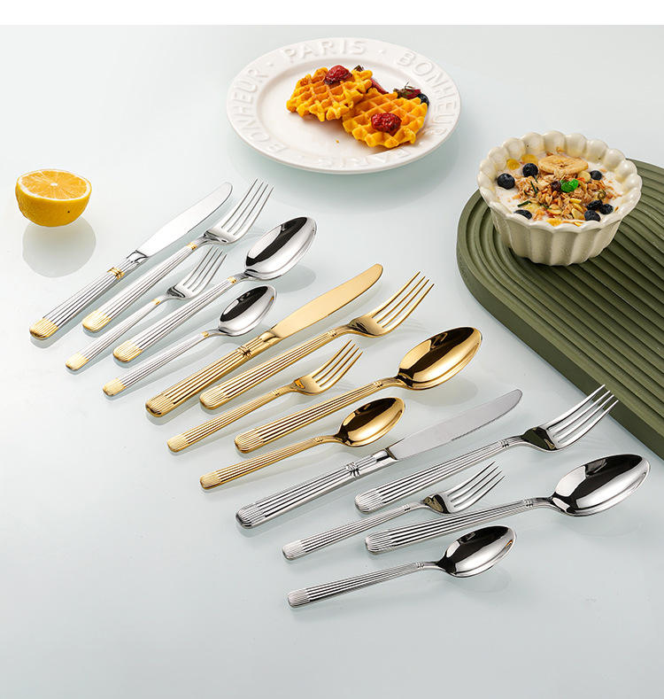 Tenedor de acero inoxidable Silver-304