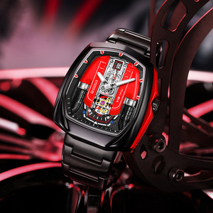 นาฬิกาควอตซ์รุ่นใหม่ V12 ดีไซน์ทันสมัย กันน้ำ เรืองแสง สำหรับผู้ชาย - Product Image 2