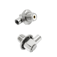 Connecteurs RF UHF SO239 Femelle Jack Bulkhead Angle Droit à Souder pour Câble RG8 LMR400