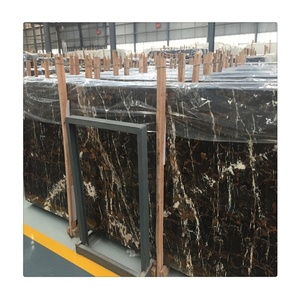 매직 미켈란젤로 포르토로 골드 블랙 대리석 광택 슬라브 저렴한 가격 - Product Image 5
