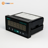 Compteurs industriels à affichage intelligent à impulsions à 6 chiffres HB961 noirs en stock AC220V DC12V