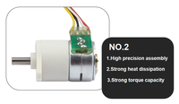Motor Stepper DC Torsi Tinggi 15mm Tanpa Sikat 2 Fasa 5V 6V 12V Motor Gear Mikro Stepping dari Semua Seri