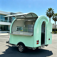 DOT Approved Custom Commercial Mobile Food Trailer Fully Equipped BBQ Coffee Concession Truck Ice Cream Trailer Pizza