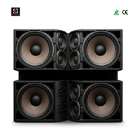 Système de sonorisation Line Array double 15 pouces passif trois voies 129 dB 130 dB SPL 48 Hz 18 kHz en contreplaqué de bouleau de 18 mm pour concerts, tournées et locations