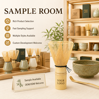 Fouet à matcha japonais personnalisé, fouet en bambou fait à la main, accessoires pour matcha, Chasen, emballage en boîte Kraft 100, fouets à matcha en bambou