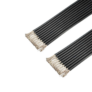 Cable Plano Personalizado de 10 Pines, Conductor de Cobre Estañado, Aislamiento de PVC, Blindaje Trenzado, Instrumentación Electrónica - Product Image 5