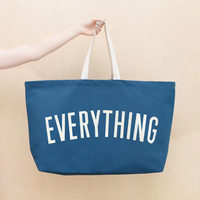 Sac shopping pliable d'usine respectueux de l'environnement grand sac fourre-tout en toile de coton vierge personnalisé