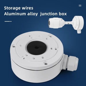 Boîtier de jonction en alliage d'aluminium <span class=keywords><strong>pour</strong></span> câble d'alimentation de plafond, disque hémisphérique épaissi, collecteur de fils rotatif <span class=keywords><strong>pour</strong></span> <span class=keywords><strong>caméra</strong></span> de sécurité CCTV - Product Image 2