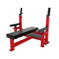 Équipement de musculation pour salle de sport commerciale, équipement de fitness multifonctionnel, banc de musculation plat de compétition
