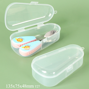 Boîte de rangement pour couverts SUNSHING de qualité alimentaire, conteneur pour ustensiles de bébé, organisateur de cuillères pour nourrissons, étui de voyage pour ustensiles de tout-petits - Product Image 2