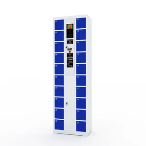 Kim Loại tủ 20 cửa Điện thoại di động điện thoại di động Trạm Sạc mật khẩu điện thoại di động sạc Locker Tủ thông minh - Product Image 1