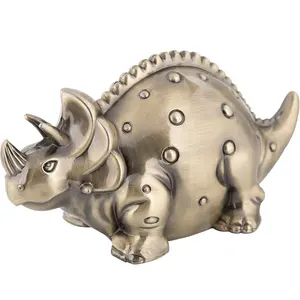 Zinc alloy new Piggy bank money saving box depository children gift animal deposit box Piggy Bank for kids wholesale piggy bank