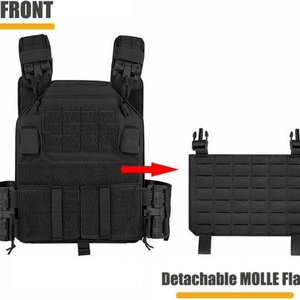 Chalecos Tácticos Cortados con Láser al por Mayor, Chalecos de Entrenamiento con Peso MOLLE Modulares de Liberación Rápida para Hombres, Cosplay, CS, Fanáticos de las Armas - Product Image 4