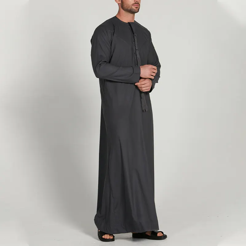 Hombres de alta calidad thobes ropa islámica árabe thobe para hombres thobe marroquí para hombres abaya vestido musulmán