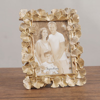 Cadre Photo Vintage en résine Couronne dorée antique Cadre baroque Ameublement Décorations de table Cadre français