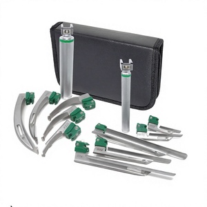 Ensemble d'instruments d'anesthésie en acier inoxydable de qualité supérieure Metal Med Corporation, six lames Macintosh, Hôpital ORL, Soins intensifs - Product Image 1