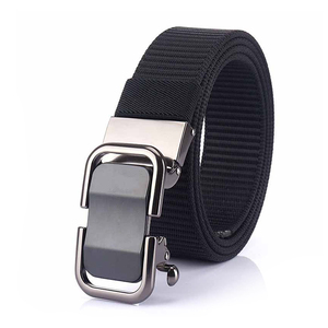 حزام رجالي من القماش بإبزيم أوتوماتيكي من المصنع مباشرة - Product Image 1