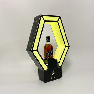 Illuminated Acrylic Wine Stand Led Lighting Modern Display <b>Rack</b> For <b>Bar</b> Ktv Commercial Use - Product Image 3