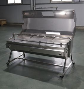 Horno Asador <span class=keywords><strong>de</strong></span> Acero Inoxidable para Uso Doméstico y en Restaurantes, Ahumador <span class=keywords><strong>de</strong></span> Jardín y Parrilla Comercial con Carro para Barbacoa - Product Image 4