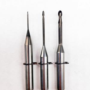 Fraises en carbure de tungstène <span class=keywords><strong>DLC</strong></span>/diamant personnalisées pour la fabrication de couronnes et de ponts Outils de fraisage en zircone de précision - Product Image 1
