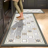 Alfombra de Cocina Antideslizante Cuadrada de 1.5mm de Grosor, Absorbente de Agua y Aceite, Lavable a Máquina, Resistente a las Manchas, Marca American Door