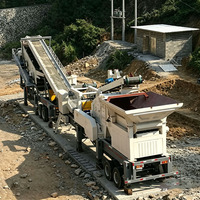 Trituradora de Impacto Móvil de Alta Seguridad PF1320 para la Producción de Arena y Línea de Trituración de Mineral de Oro