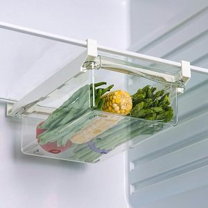 Tiroir à œufs transparent en plastique pour réfrigérateur avec poignée, organiseur de réfrigérateur écologique - Product Image 6