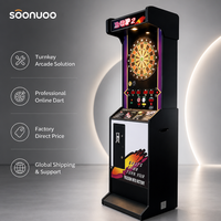 Machine de jeu d'arcade commerciale DCF Dart à monnayeur, interface anglaise, garantie 1 an pour centres de jeux et bars