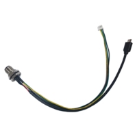 Assemblages de câbles professionnels personnalisés M12 IP67/68 étanches en PVC à 8 broches mâle/femelle pour automobiles, ordinateurs, cuivre pur