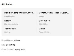 Resina Epoxi Cristalina Resistente al Desgaste, Pegamento AB para Aplicaciones de Revestimiento Impermeable y Anticorrosivo para Pisos - Product Image 6