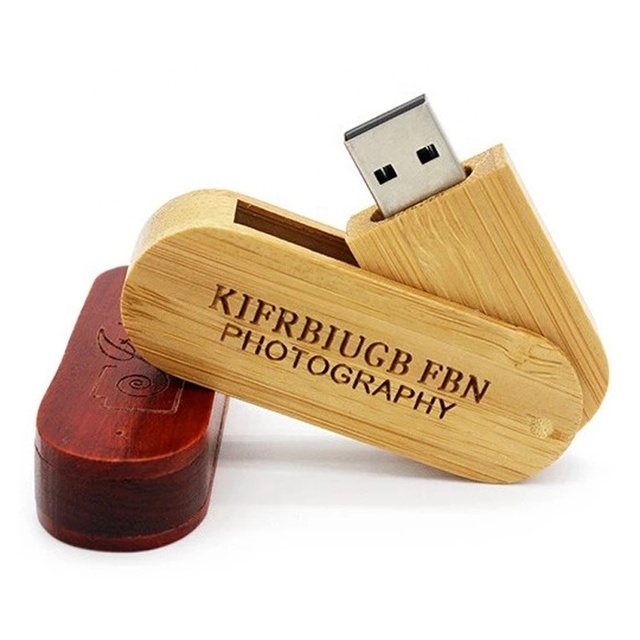 Custom Wooden Gift Box and USB Flash Drives 1G to 128GB Pen Drive Wood USB 2.0 3.0 Wooden USB Stick Pendrive