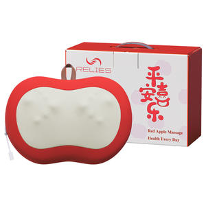 Regalo del Festival del Medio Otoño, almohada de masaje de fruta roja Shu, cojín para el hogar para Cervical, espalda, cintura, hombro, cuerpo de masaje de manzana - Product Image 6