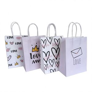 Bolsas de Papel Promocionales KUAIMA de 16*8*22cm para el Día de San Valentín, Bolsas de Regalo para Invitados de Boda - Product Image 3