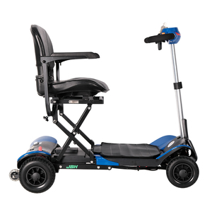 Vente directe d'usine, scooter électrique pliable automatique <span class=keywords><strong>à</strong></span> quatre roues, batterie au lithium 6AH, bleu, <span class=keywords><strong>pour</strong></span> <span class=keywords><strong>personnes</strong></span> handicapées, <span class=keywords><strong>pour</strong></span> les <span class=keywords><strong>personnes</strong></span> âgées - Product Image 2
