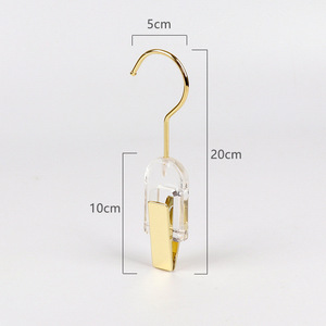 In legno massello in acrilico a clip singola negozio di abbigliamento per <span class=keywords><strong>donna</strong></span> per bambini <span class=keywords><strong>pantaloni</strong></span> clip con sciarpa cappello calzini giacca cremagliera - Product Image 3