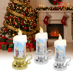 6.5 \ "LED candela natalizia 72 pz/Cs luci Festive per decorazioni natalizie - Product Image 3