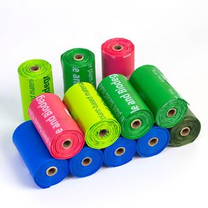 ถุงใส่ขี้สุนัขย่อยสลายได้ ผลิตจากแป้งข้าวโพด ผสม PBAT/PLA ขนาด 20x30 ซม. หนา 20 ไมครอน ปิดผนึกด้วยความร้อน - Product Image 2