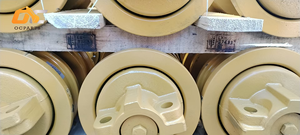 Mini escavatore Hitachi Ex20 Ex25 Zx33 Ex40u Ex45 Zx50 Zx55 <span class=keywords><strong>Ex60</strong></span> binario anteriore fannullone per escavatore oziatore Hitachi sottocarro parte - Product Image 5