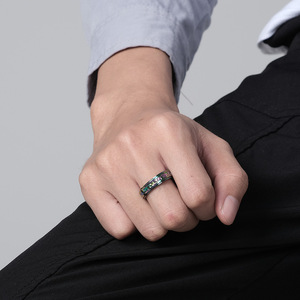 <b>Titanium</b> Steel <b>Ring</b> With Vine Pattern Unisex Fashion Jewelry Index Finger <b>Ring</b> For Men And Women Gift Accessory - Product Image 4
