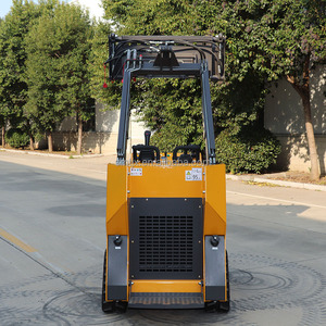 Mini marcheur derrière chenille bulldozer chargeuse compacte chargeuse frontale machines agricoles moteur pompe vente stock mondial - Product Image 3