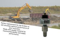 Capteur de pression de lubrification compatible avec Isuzu 4BG1, capteur de pression d'huile 1-82410033-0 pour moteur Isuzu 4JG1, pièces d'excavateur