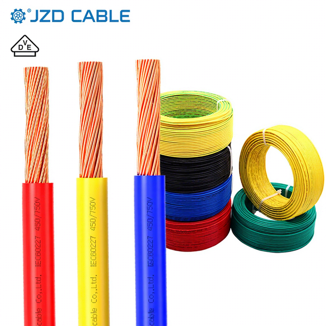 JZD High-Quality H07V-R 2.5mm² PVC Insulated Cable for Electricians and Contractors Electrical Wiring and Cable