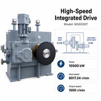 Boîte de vitesses haute vitesse robuste sur mesure pour compresseur de centrale à turbine à gaz