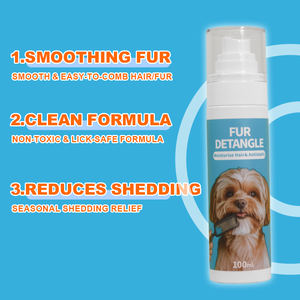 טיפוח השיער לחיות מחמד טיפוח פרווה dangle כלב תרסיס שמפו לבנדר מרית לחות לחות לחות העור מרסס 100 מ "ל - Product Image 4